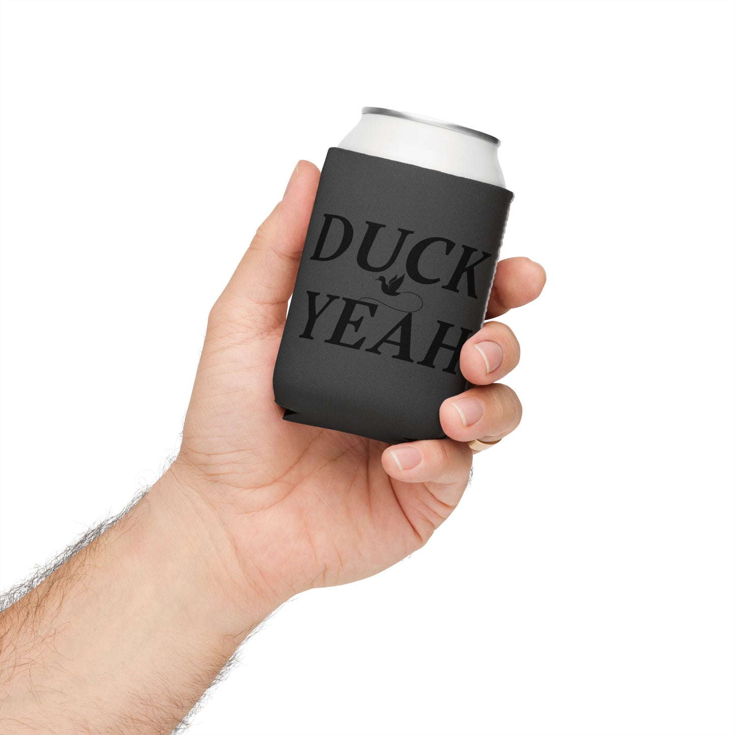 Charcoal 12 oz. Regular Can Koozie image 0