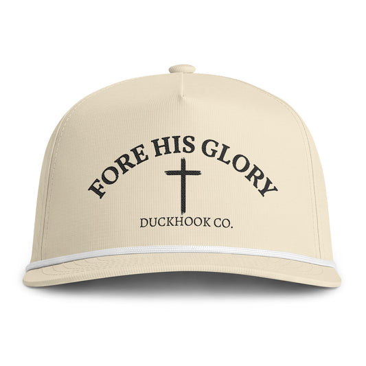 Fore His Glory Rope Cap